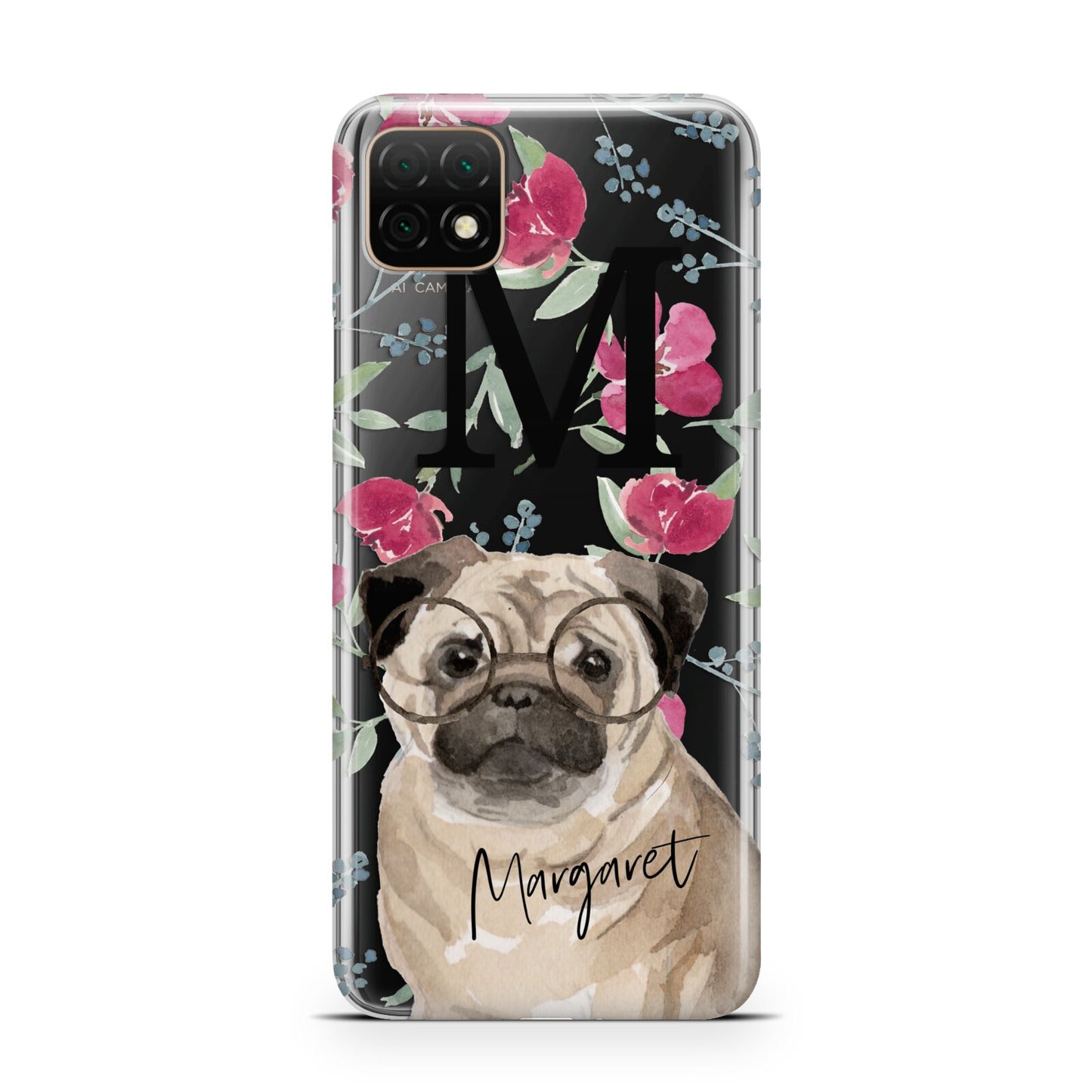 Personalised Pug Dog Huawei Enjoy 20 Phone Case