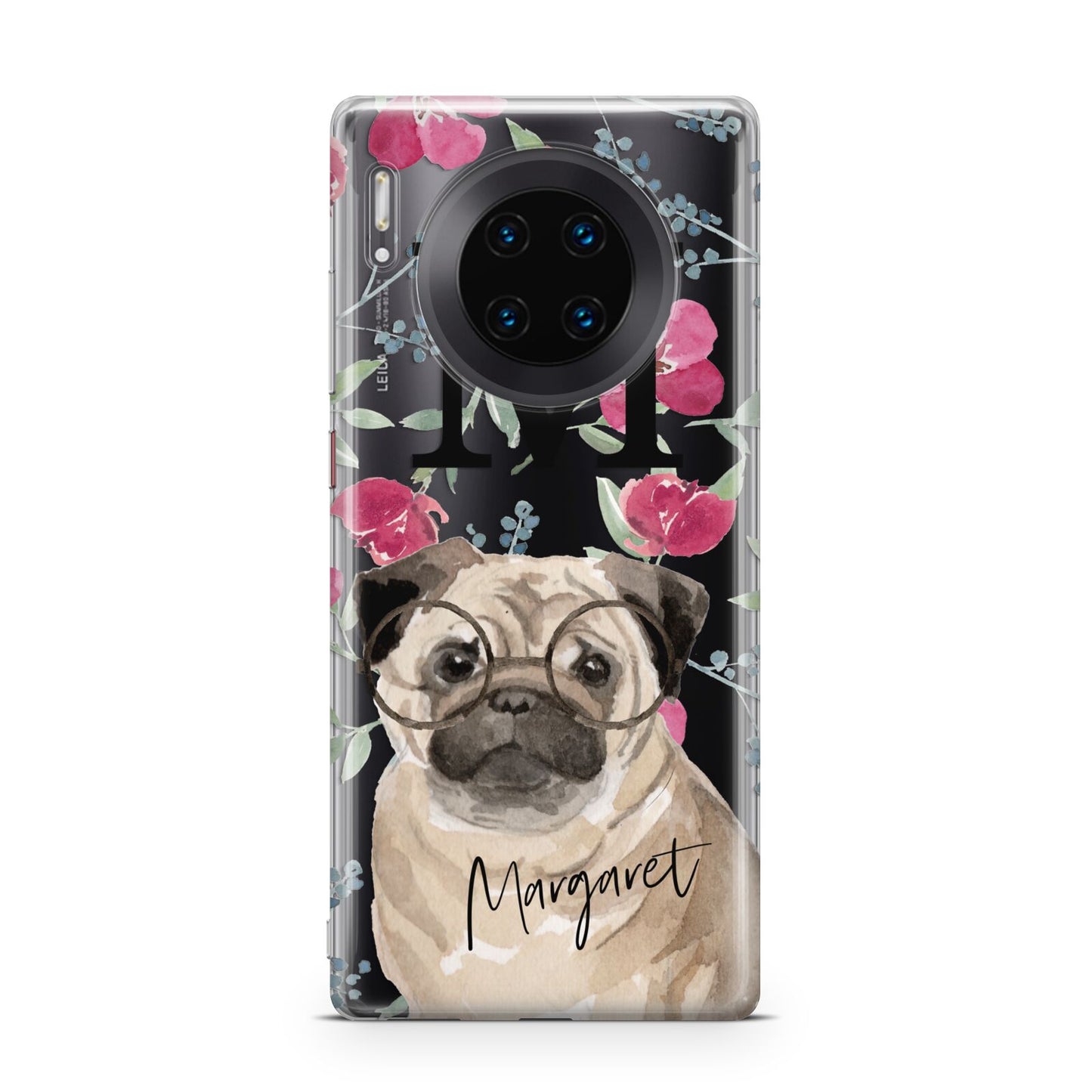 Personalised Pug Dog Huawei Mate 30 Pro Phone Case