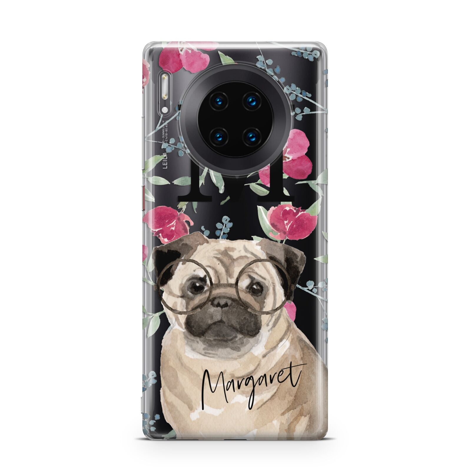 Personalised Pug Dog Huawei Mate 30 Pro Phone Case