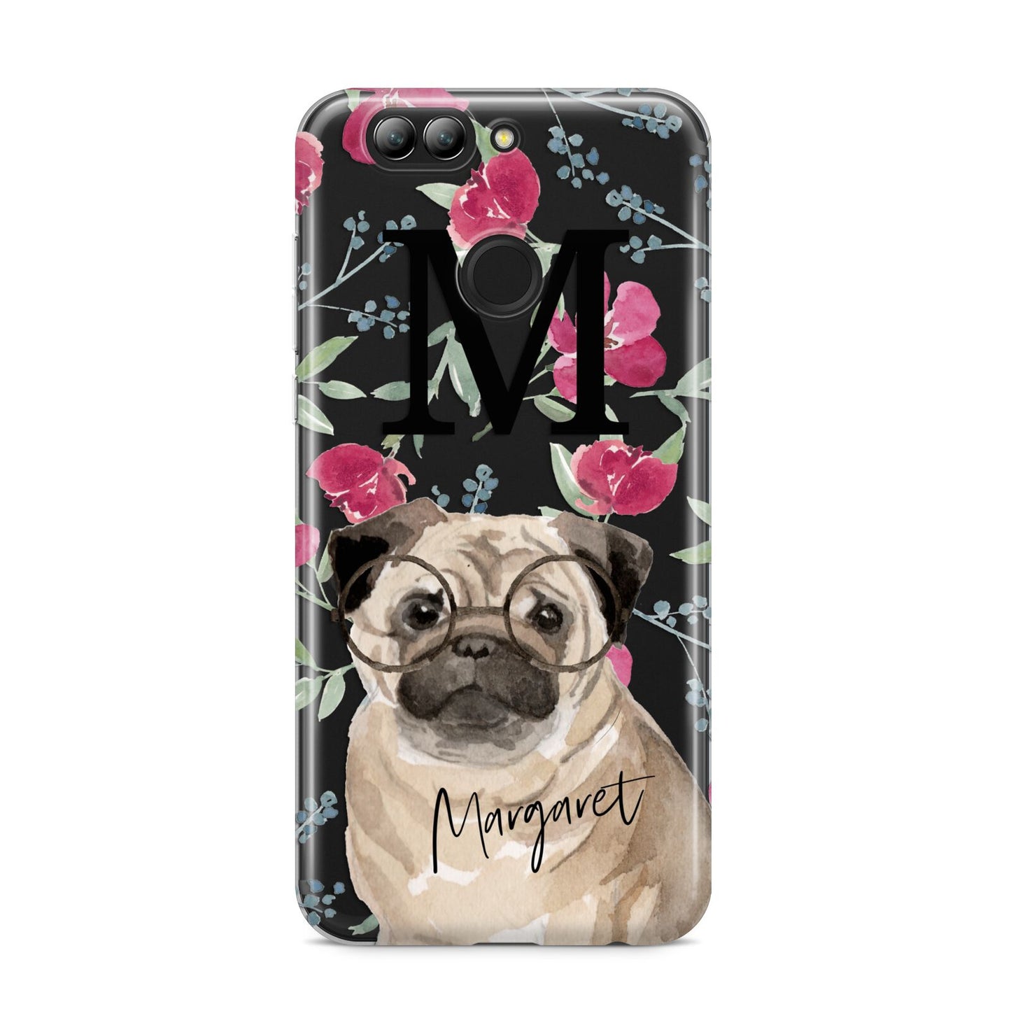 Personalised Pug Dog Huawei Nova 2s Phone Case