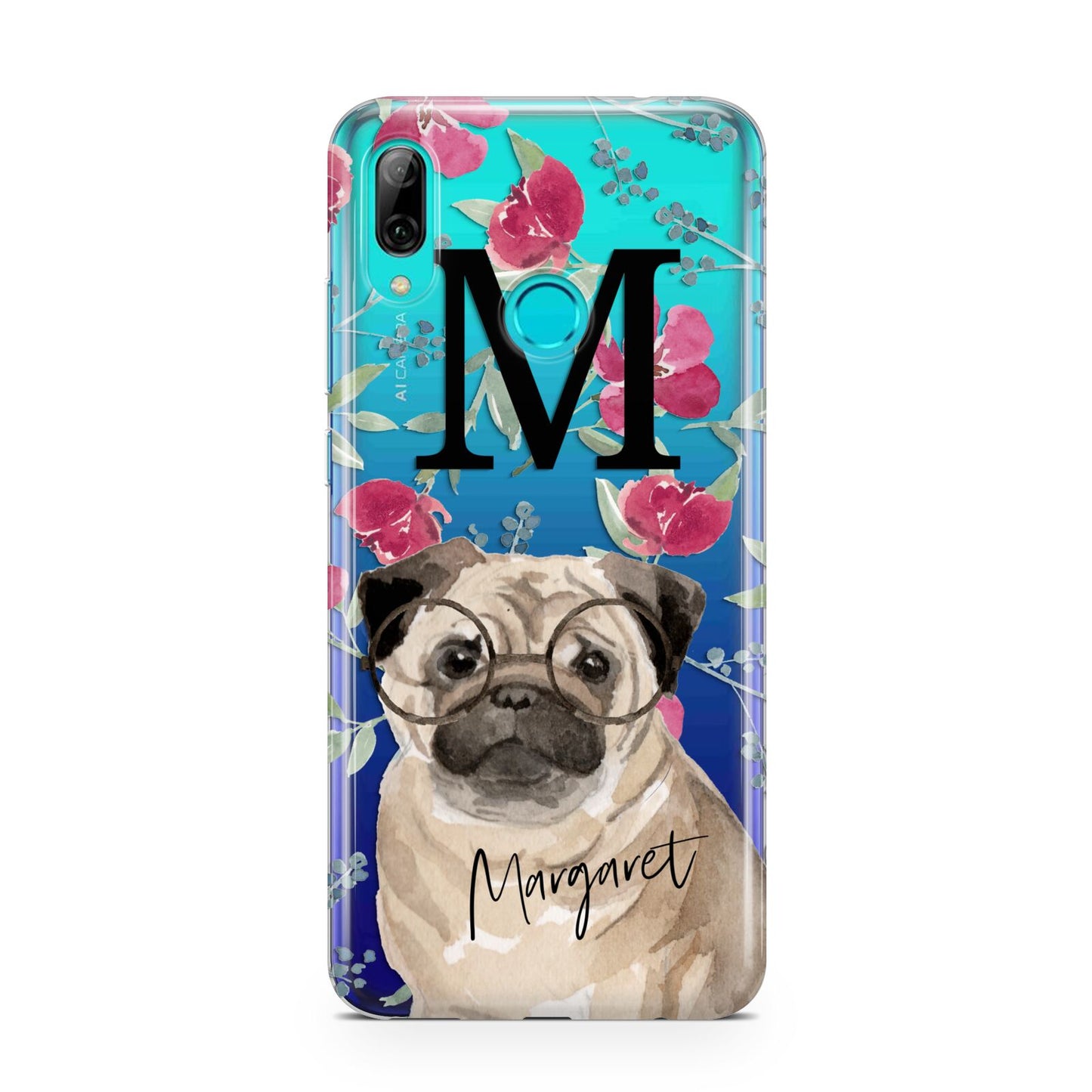 Personalised Pug Dog Huawei P Smart 2019 Case