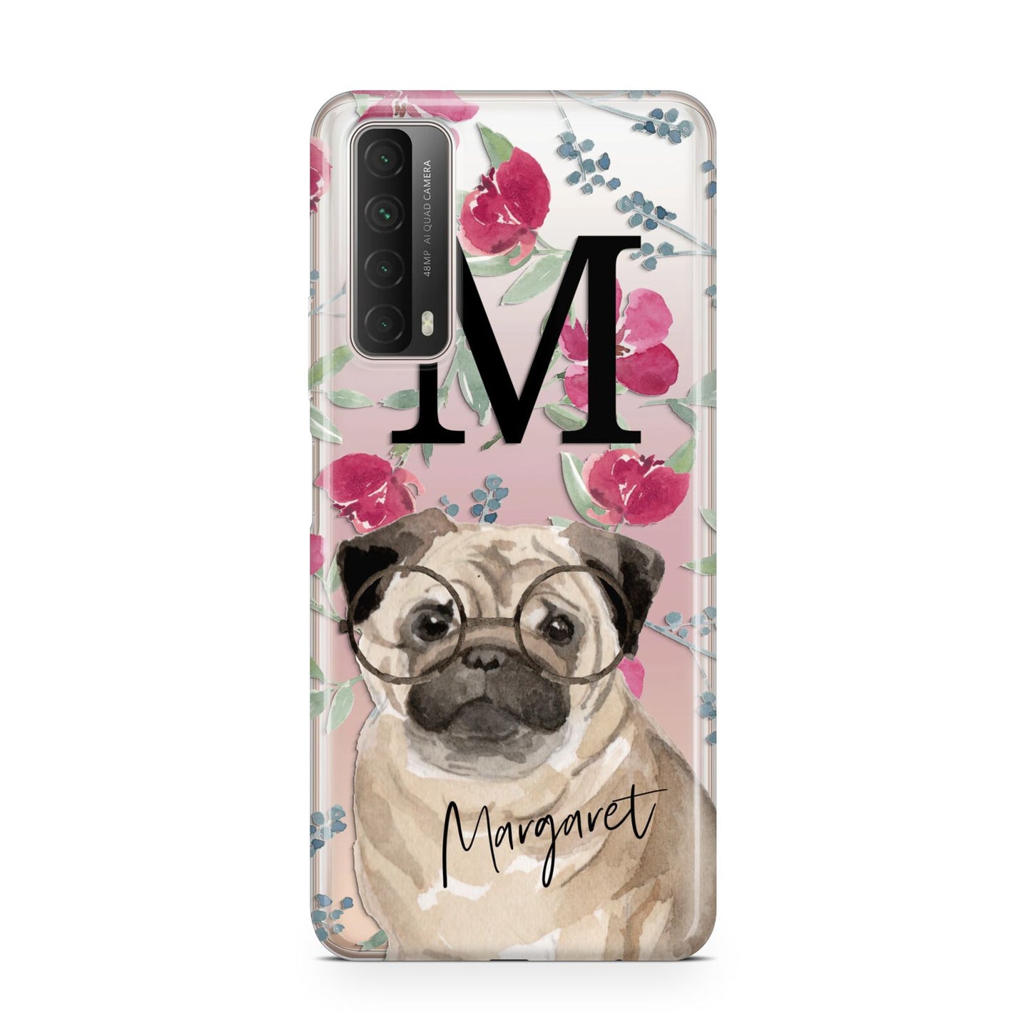 Personalised Pug Dog Huawei P Smart 2021