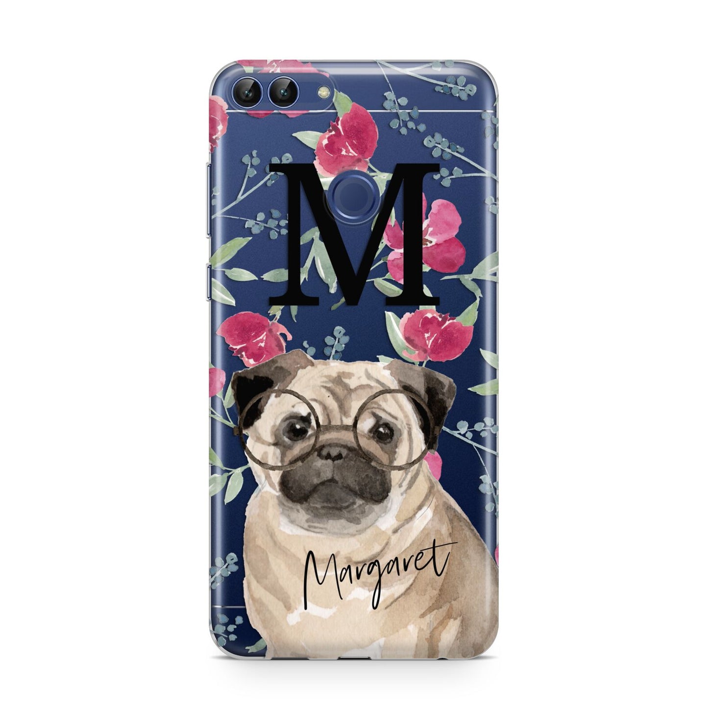 Personalised Pug Dog Huawei P Smart Case
