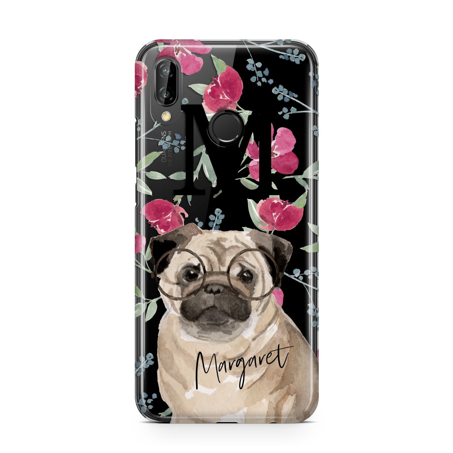 Personalised Pug Dog Huawei P20 Lite Phone Case