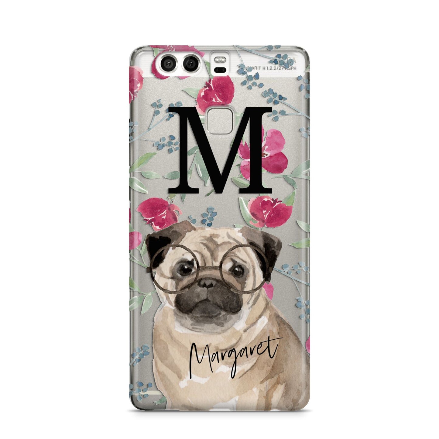 Personalised Pug Dog Huawei P9 Case