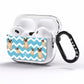 Personalised Pug Initials AirPods Pro Clear Case Side Image