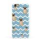 Personalised Pug Initials Apple iPhone 6 3D Snap Case