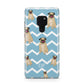 Personalised Pug Initials Huawei Mate 20 Phone Case