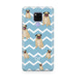 Personalised Pug Initials Huawei Mate 20X Phone Case