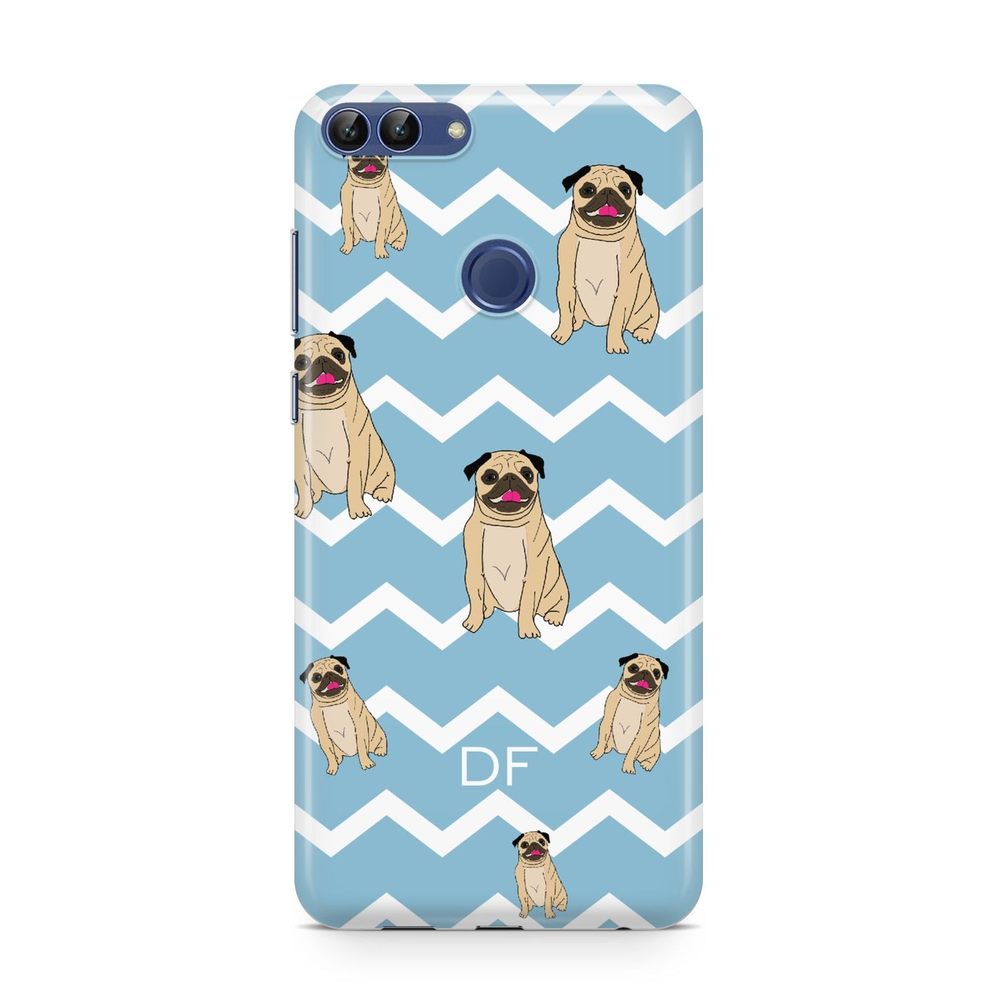 Personalised Pug Initials Huawei P Smart Case