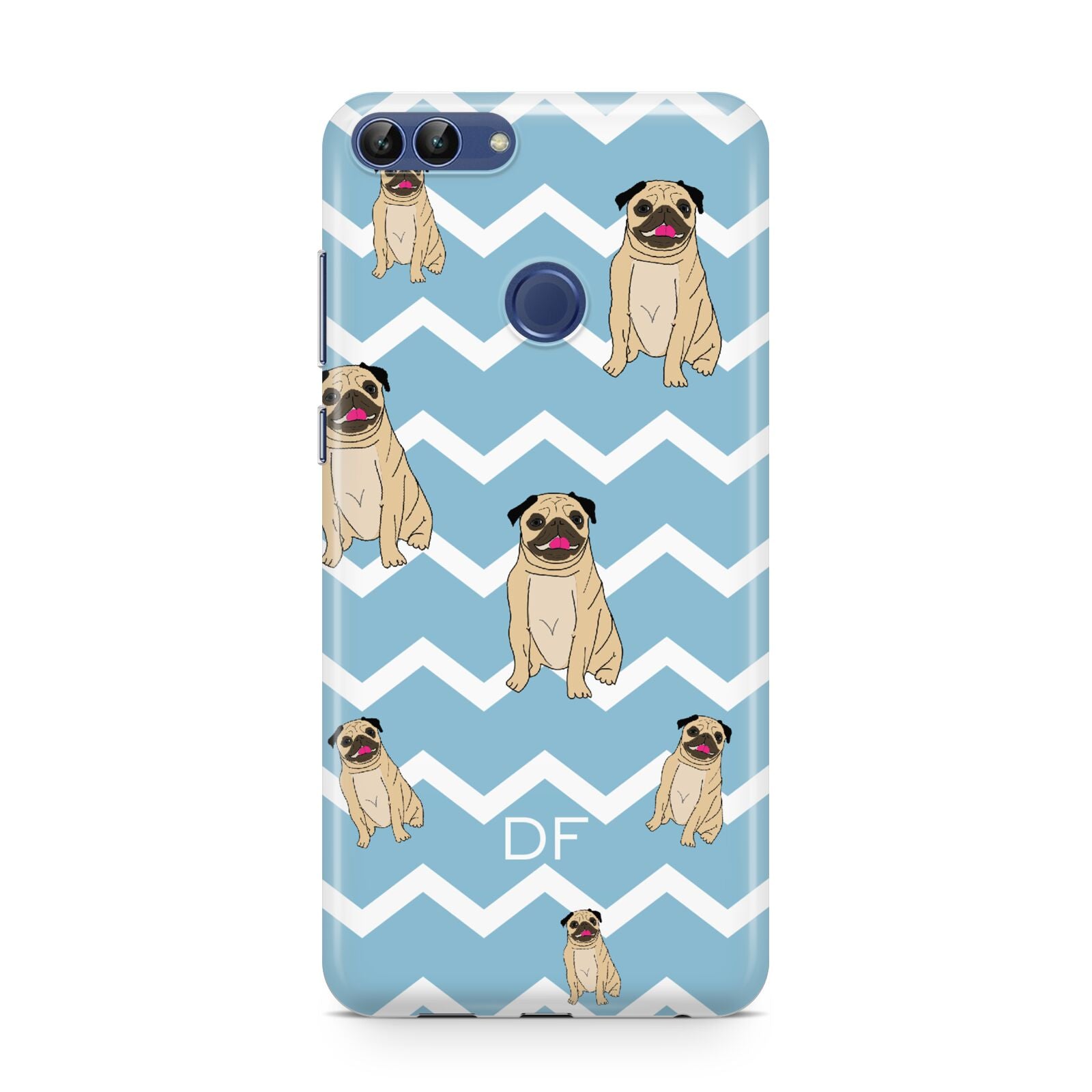 Personalised Pug Initials Huawei P Smart Case