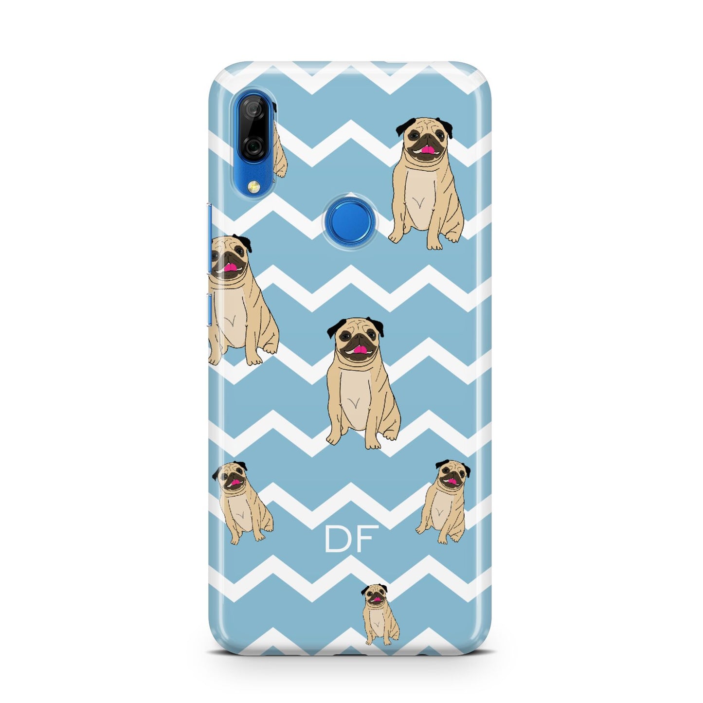 Personalised Pug Initials Huawei P Smart Z