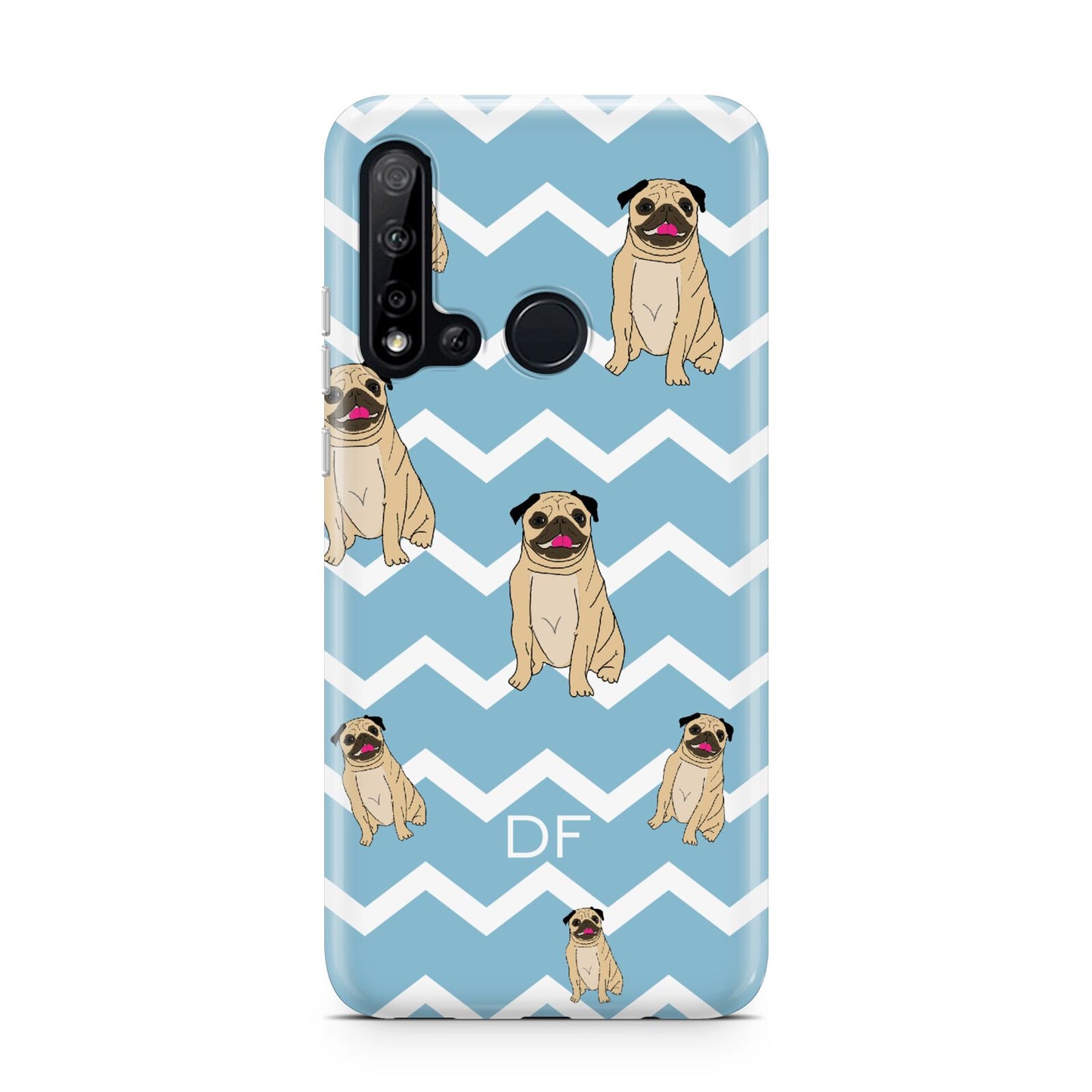 Personalised Pug Initials Huawei P20 Lite 5G Phone Case