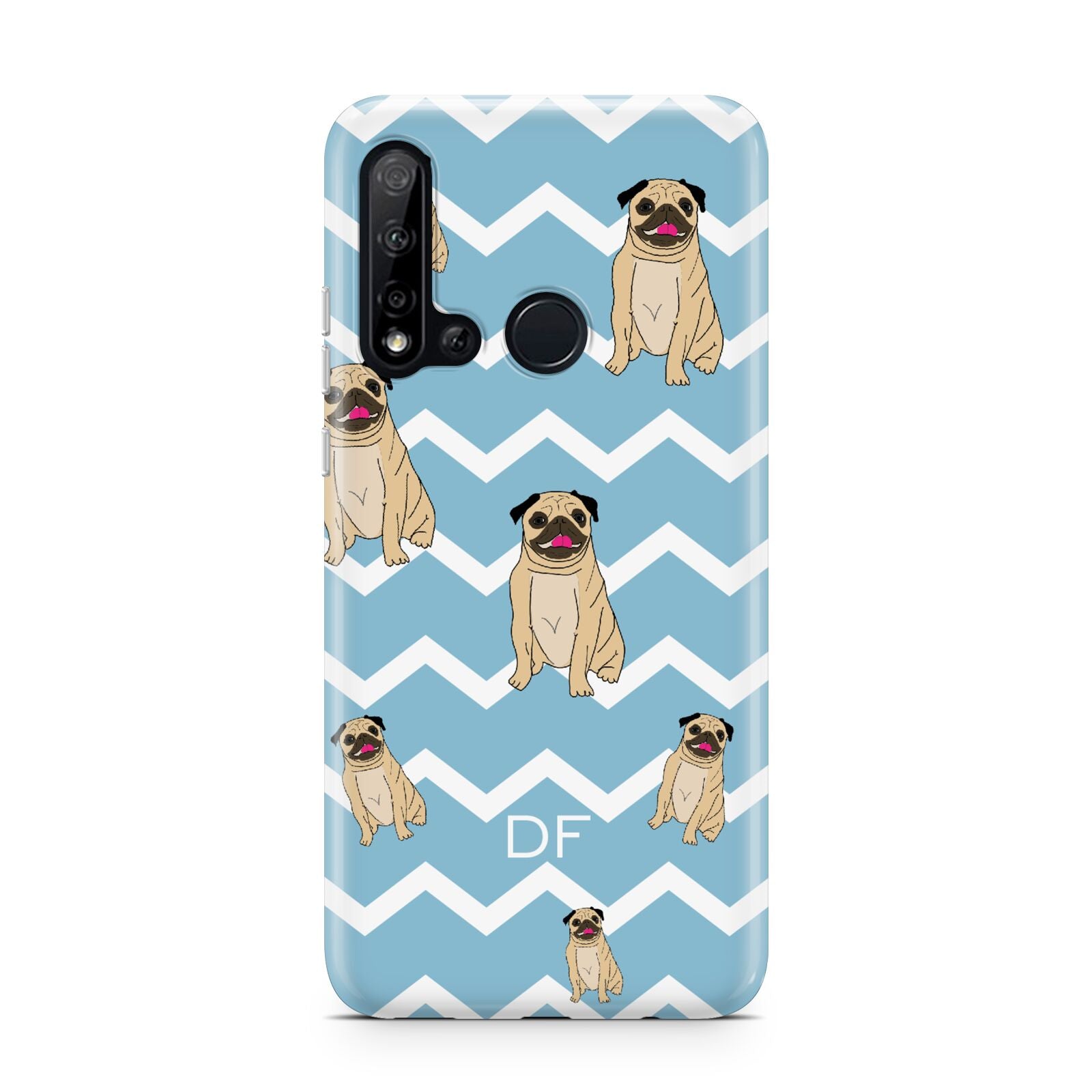 Personalised Pug Initials Huawei P20 Lite 5G Phone Case