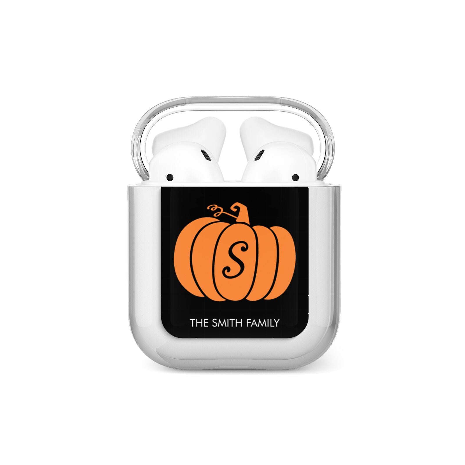 Personalised Pumpkin AirPods Case