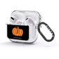 Personalised Pumpkin AirPods Glitter Case 3rd Gen Side Image