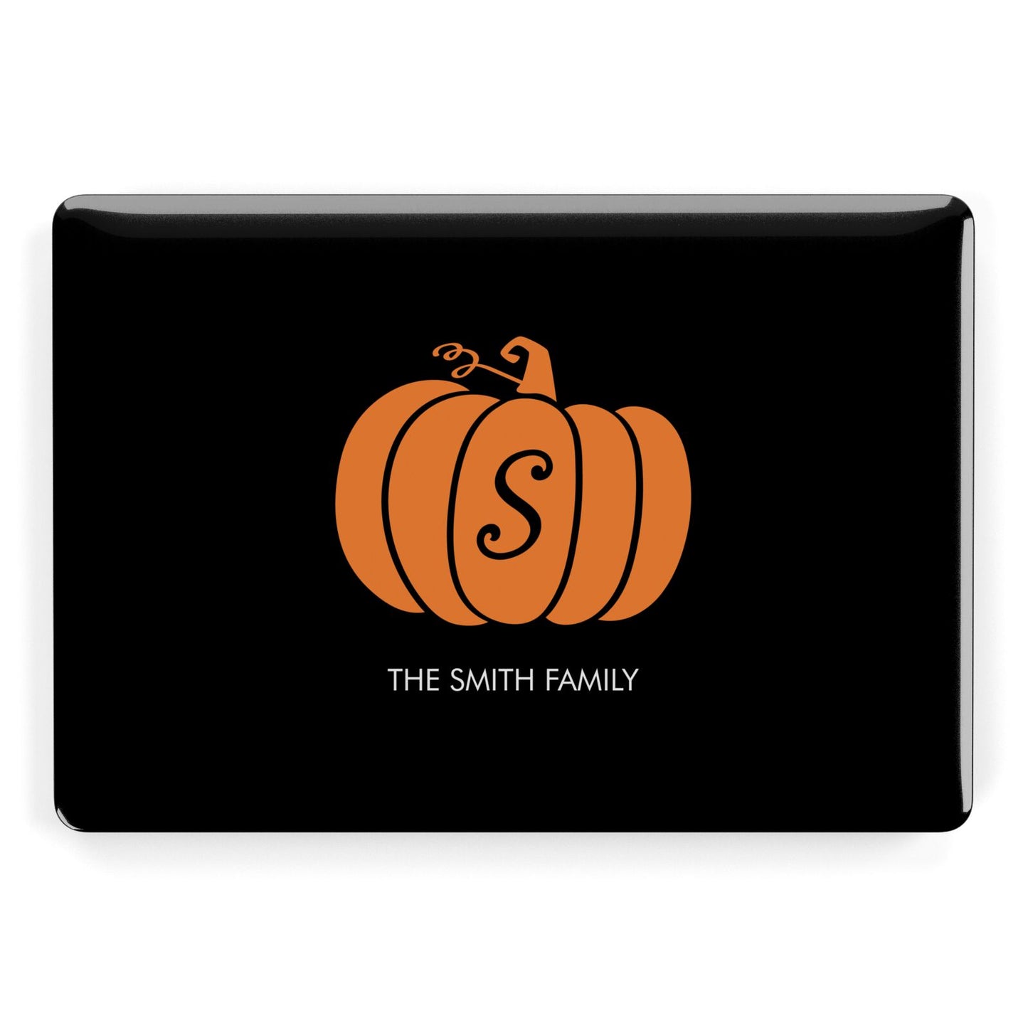 Personalised Pumpkin Apple MacBook Case