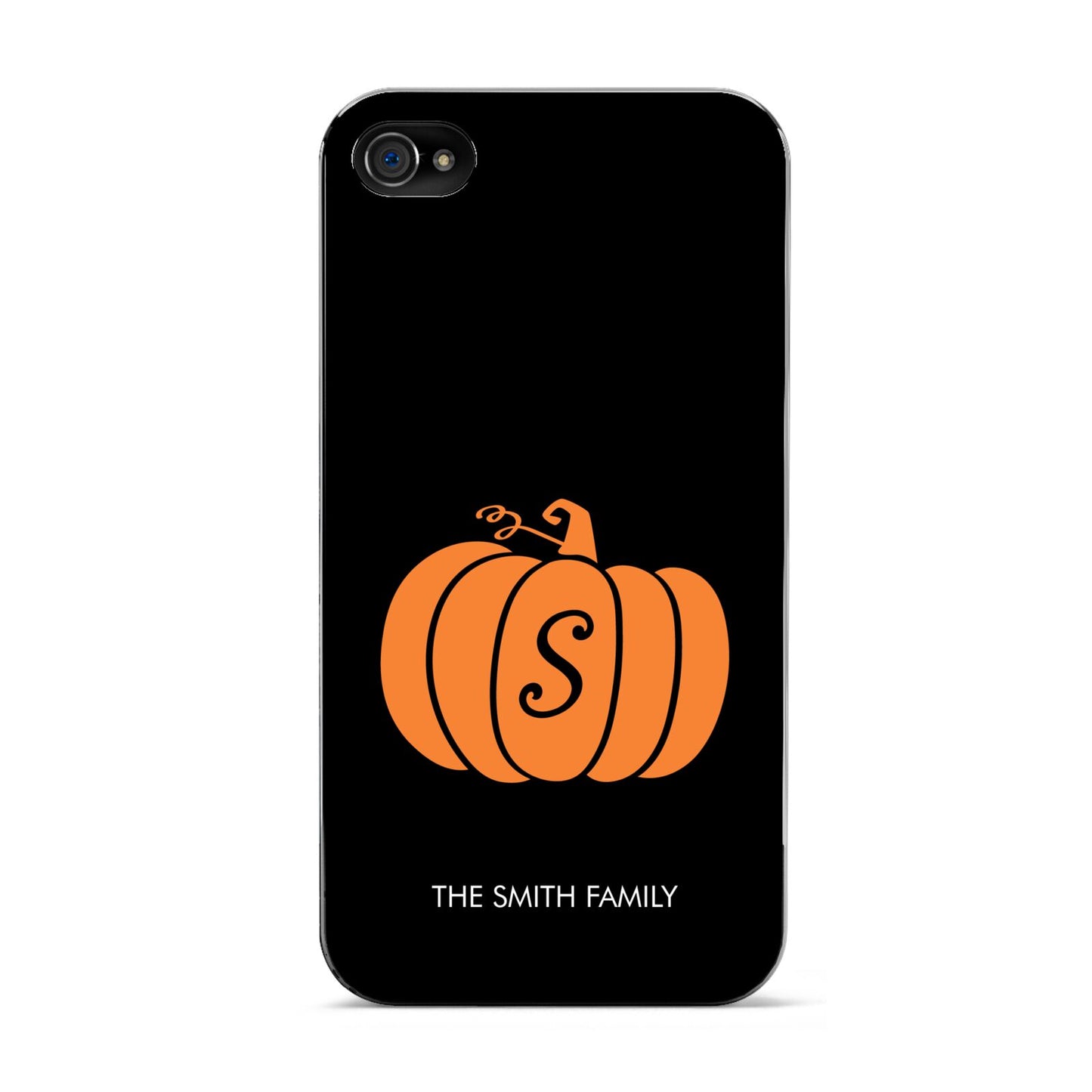 Personalised Pumpkin Apple iPhone 4s Case