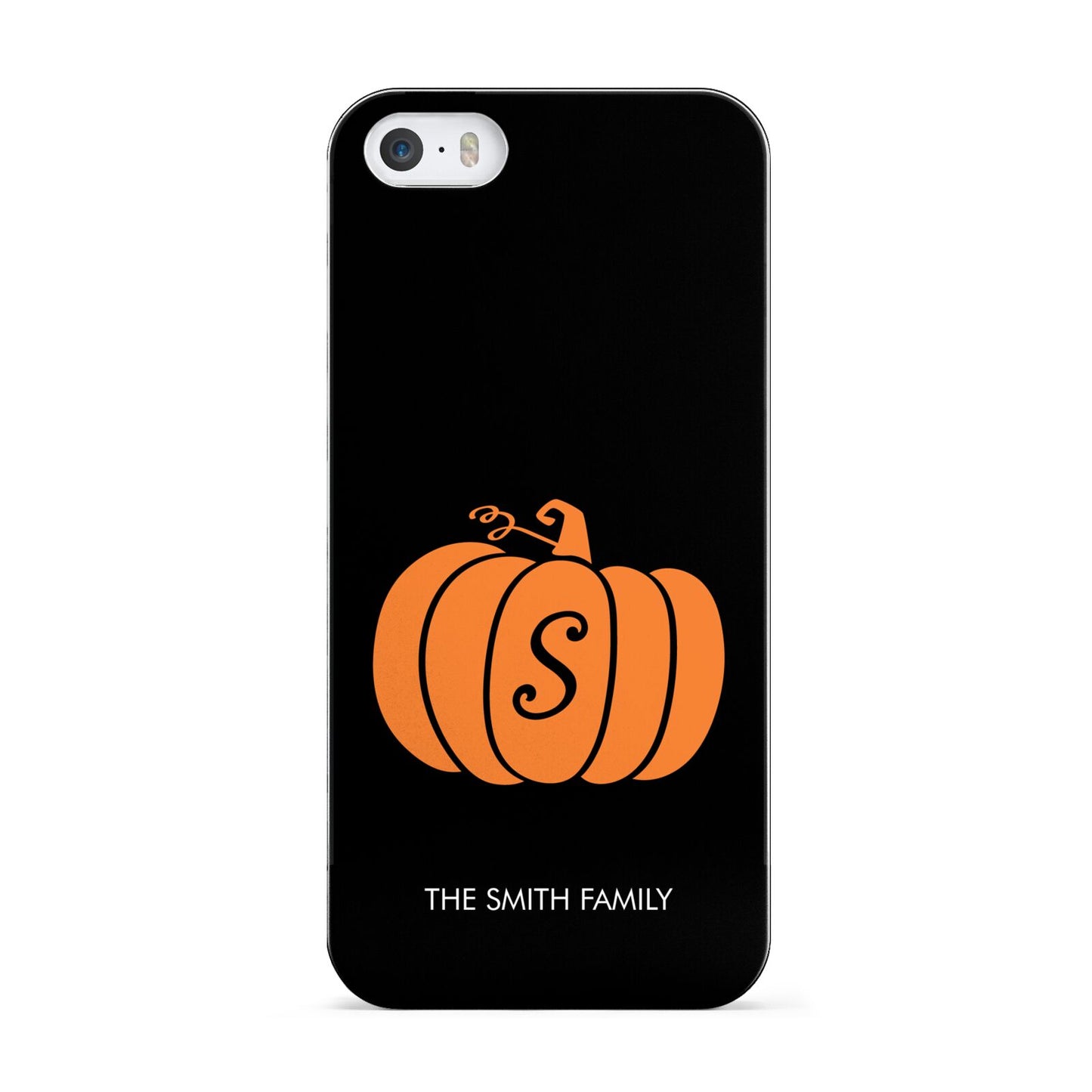 Personalised Pumpkin Apple iPhone 5 Case