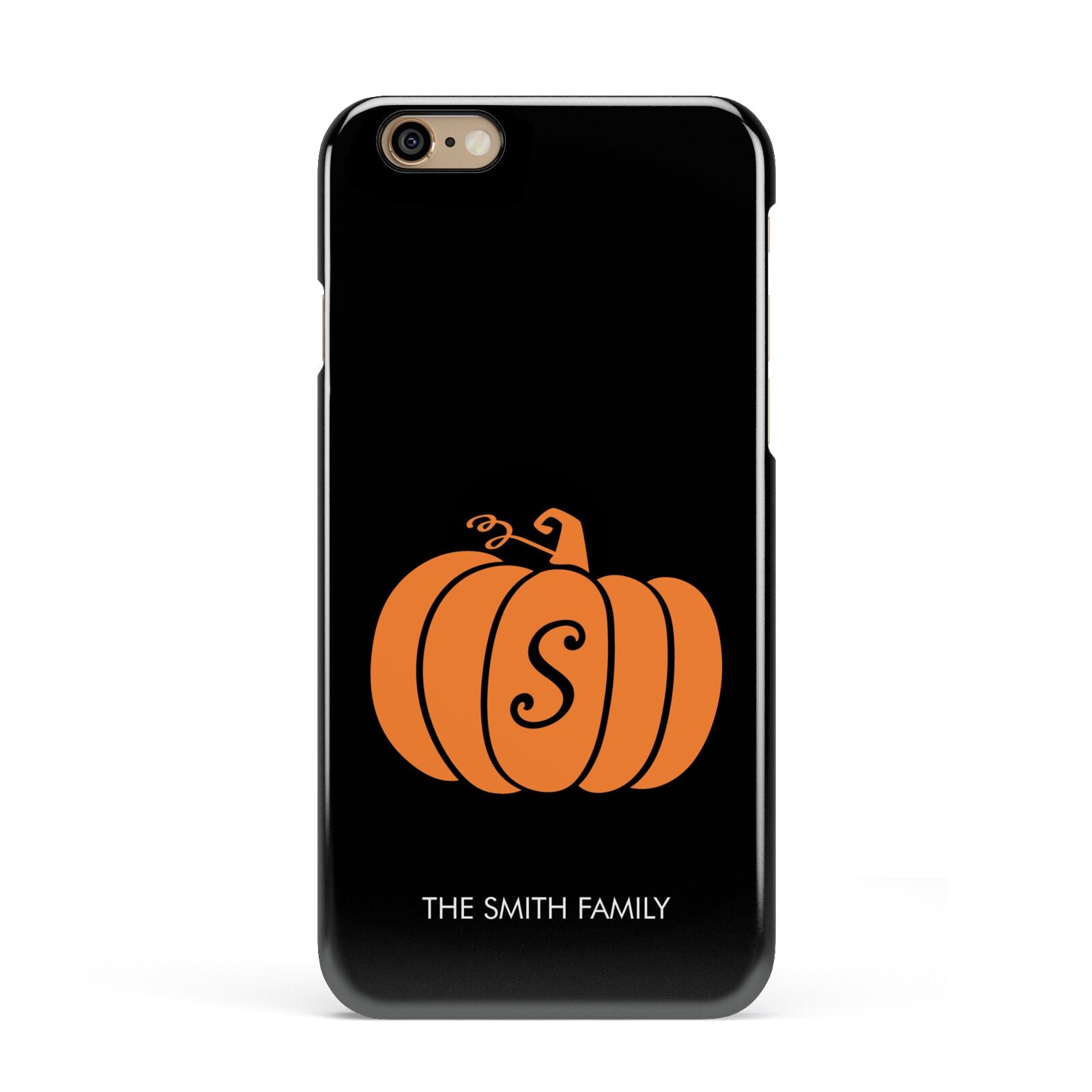 Personalised Pumpkin Apple iPhone 6 3D Snap Case