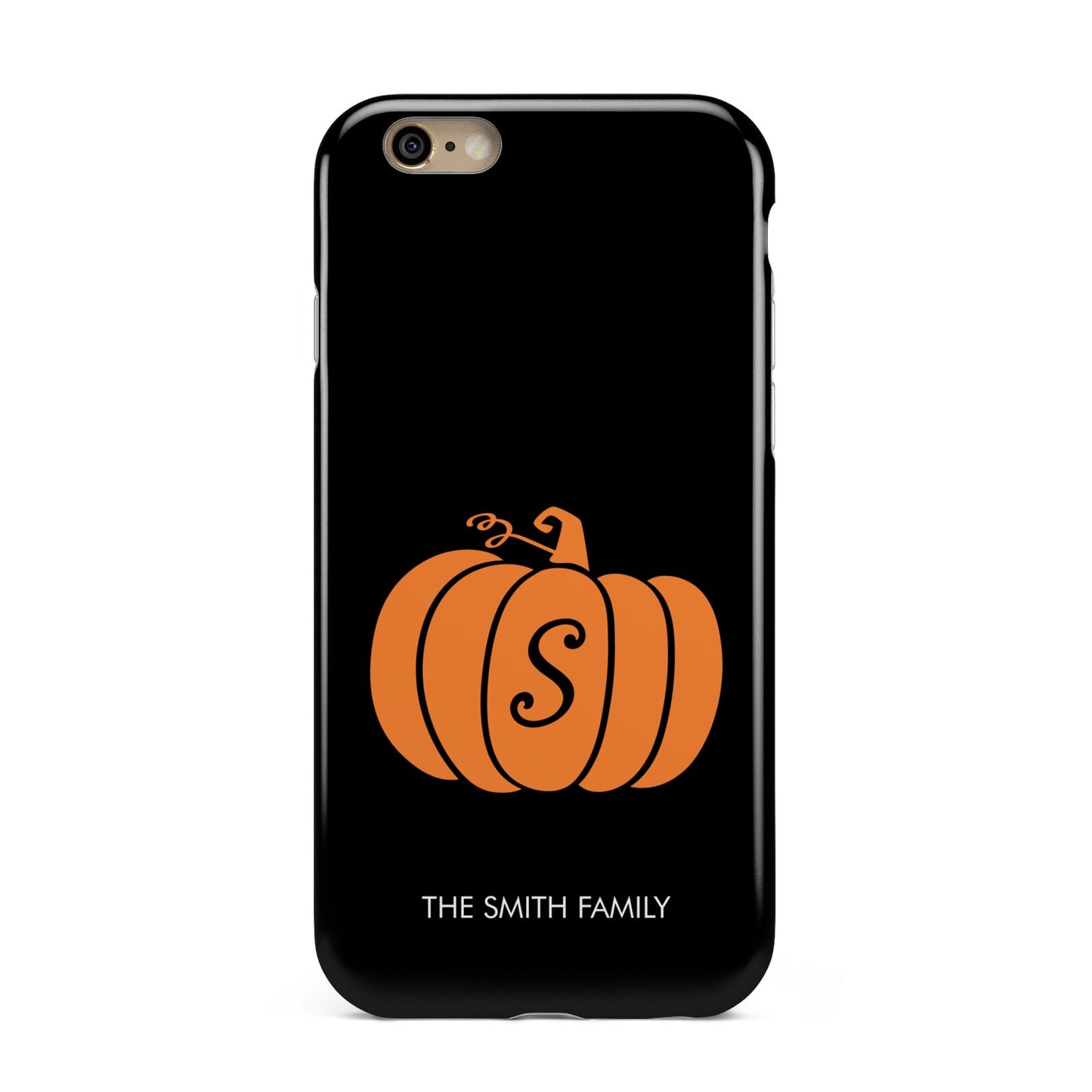 Personalised Pumpkin Apple iPhone 6 3D Tough Case