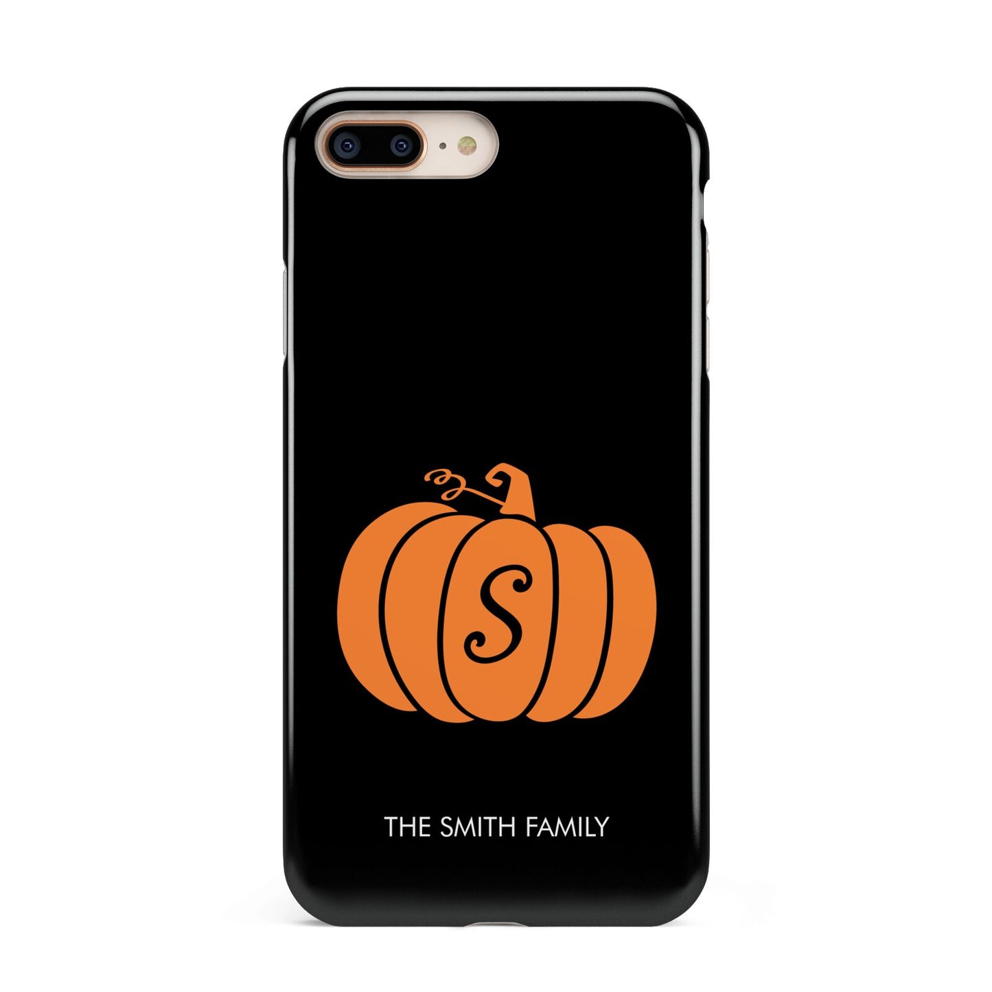 Personalised Pumpkin Apple iPhone 7 8 Plus 3D Tough Case