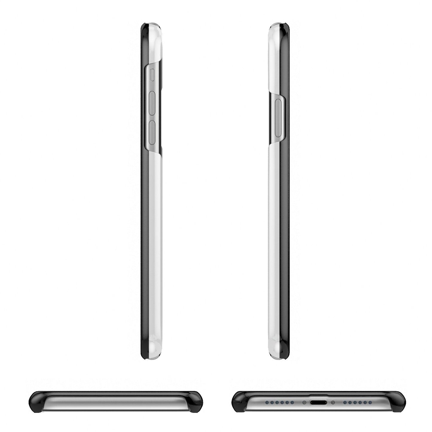 Personalised Pumpkin Apple iPhone XR 3D Wrap Snap Case Angled Images on White Phone