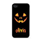 Personalised Pumpkin Face Halloween Apple iPhone 4s Case