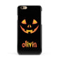 Personalised Pumpkin Face Halloween Apple iPhone 6 3D Snap Case