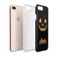 Personalised Pumpkin Face Halloween Apple iPhone 7 8 Plus 3D Tough Case Expanded View