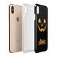Personalised Pumpkin Face Halloween Apple iPhone Xs Max 3D Tough Case Expanded View
