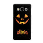 Personalised Pumpkin Face Halloween Samsung Galaxy A5 Case