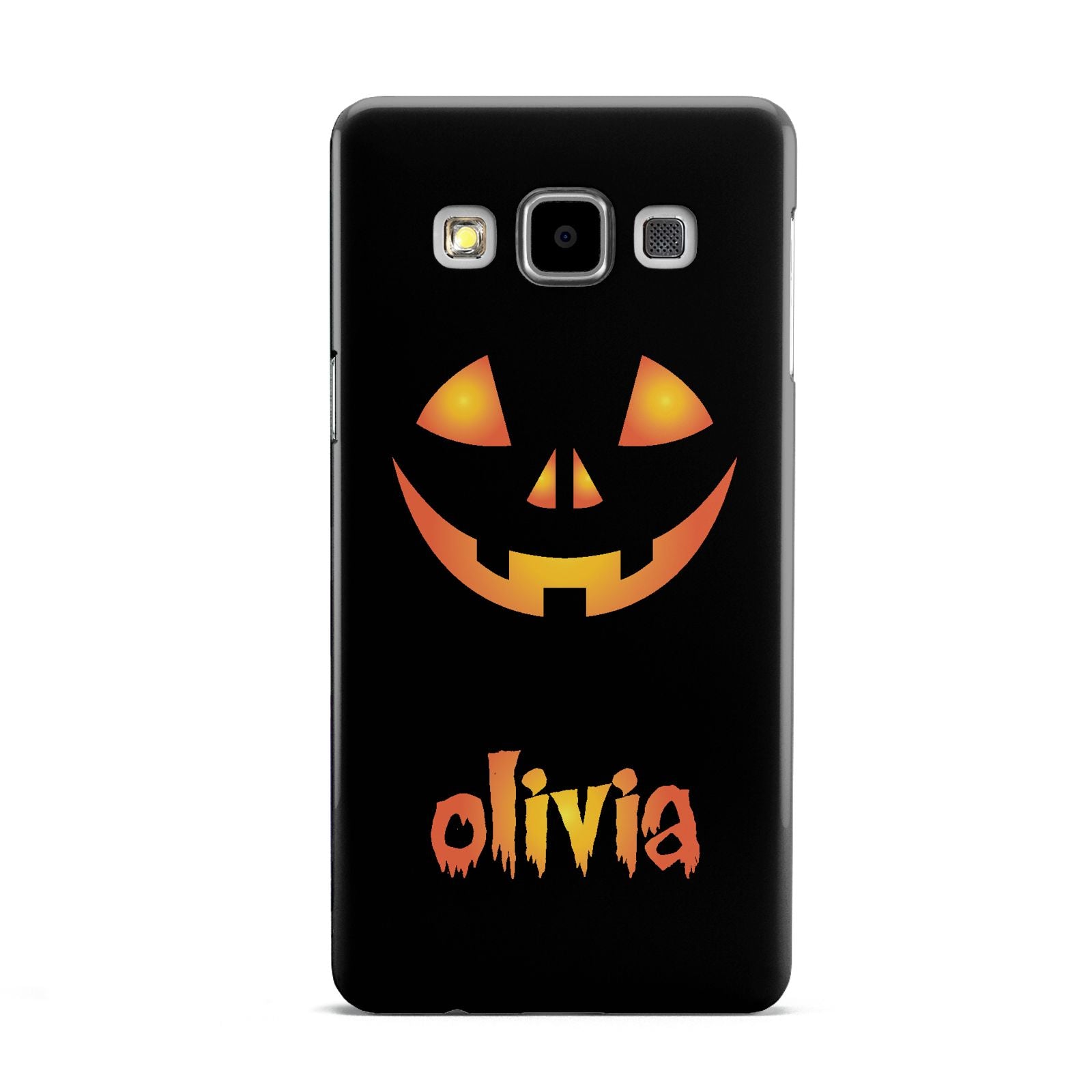 Personalised Pumpkin Face Halloween Samsung Galaxy A5 Case