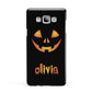 Personalised Pumpkin Face Halloween Samsung Galaxy A7 2015 Case