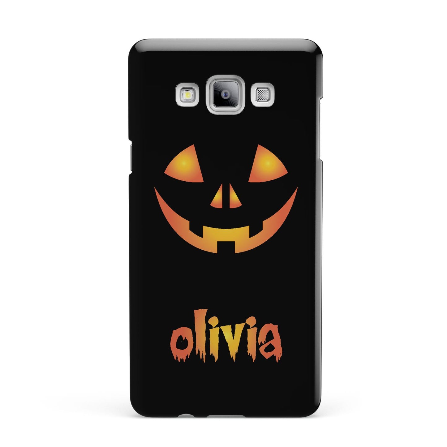 Personalised Pumpkin Face Halloween Samsung Galaxy A7 2015 Case