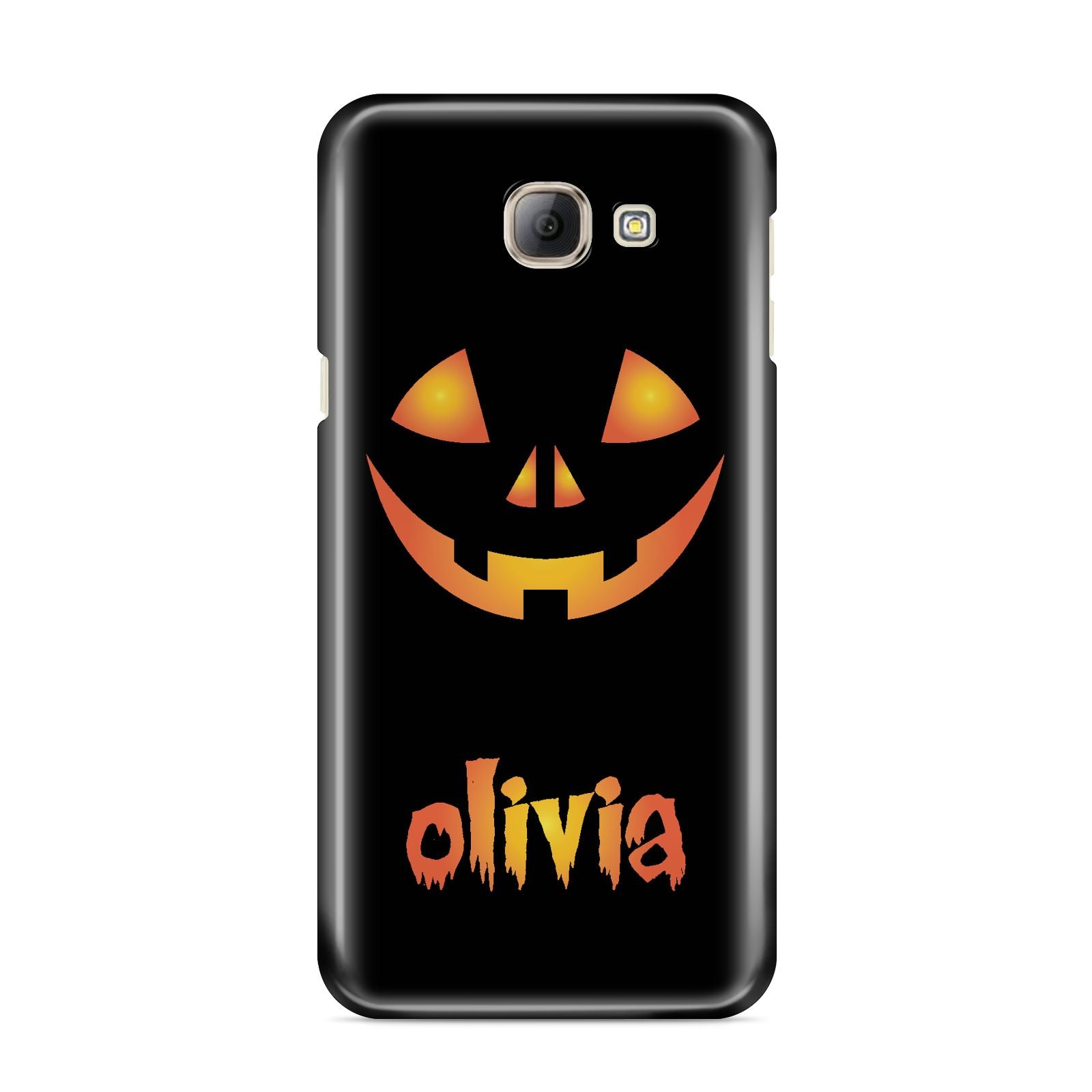 Personalised Pumpkin Face Halloween Samsung Galaxy A8 2016 Case