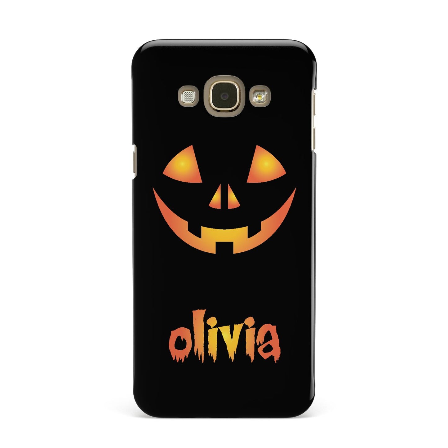 Personalised Pumpkin Face Halloween Samsung Galaxy A8 Case