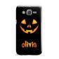 Personalised Pumpkin Face Halloween Samsung Galaxy J7 Case
