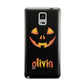 Personalised Pumpkin Face Halloween Samsung Galaxy Note 4 Case