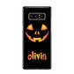 Personalised Pumpkin Face Halloween Samsung Galaxy Note 8 Case