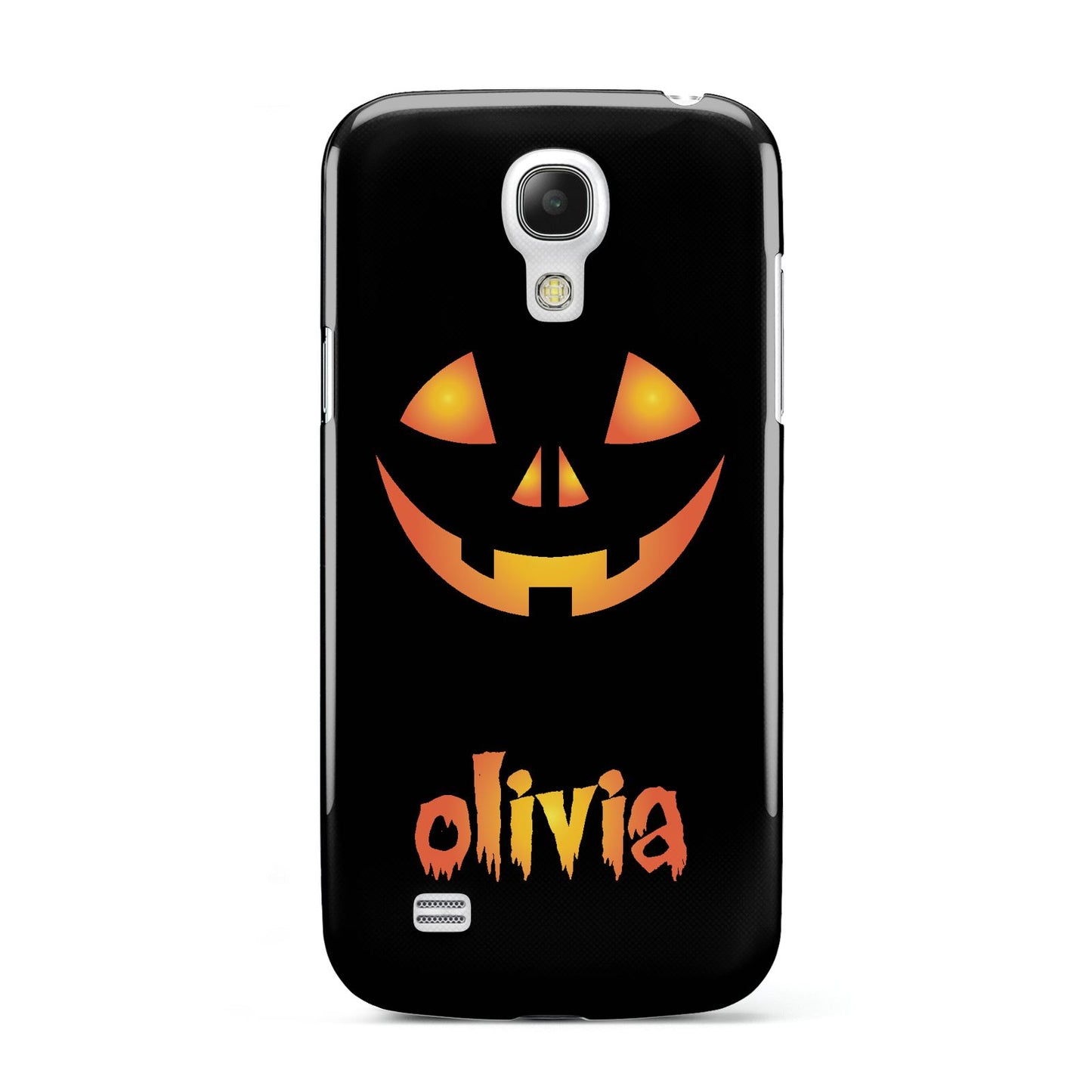 Personalised Pumpkin Face Halloween Samsung Galaxy S4 Mini Case