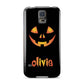 Personalised Pumpkin Face Halloween Samsung Galaxy S5 Case