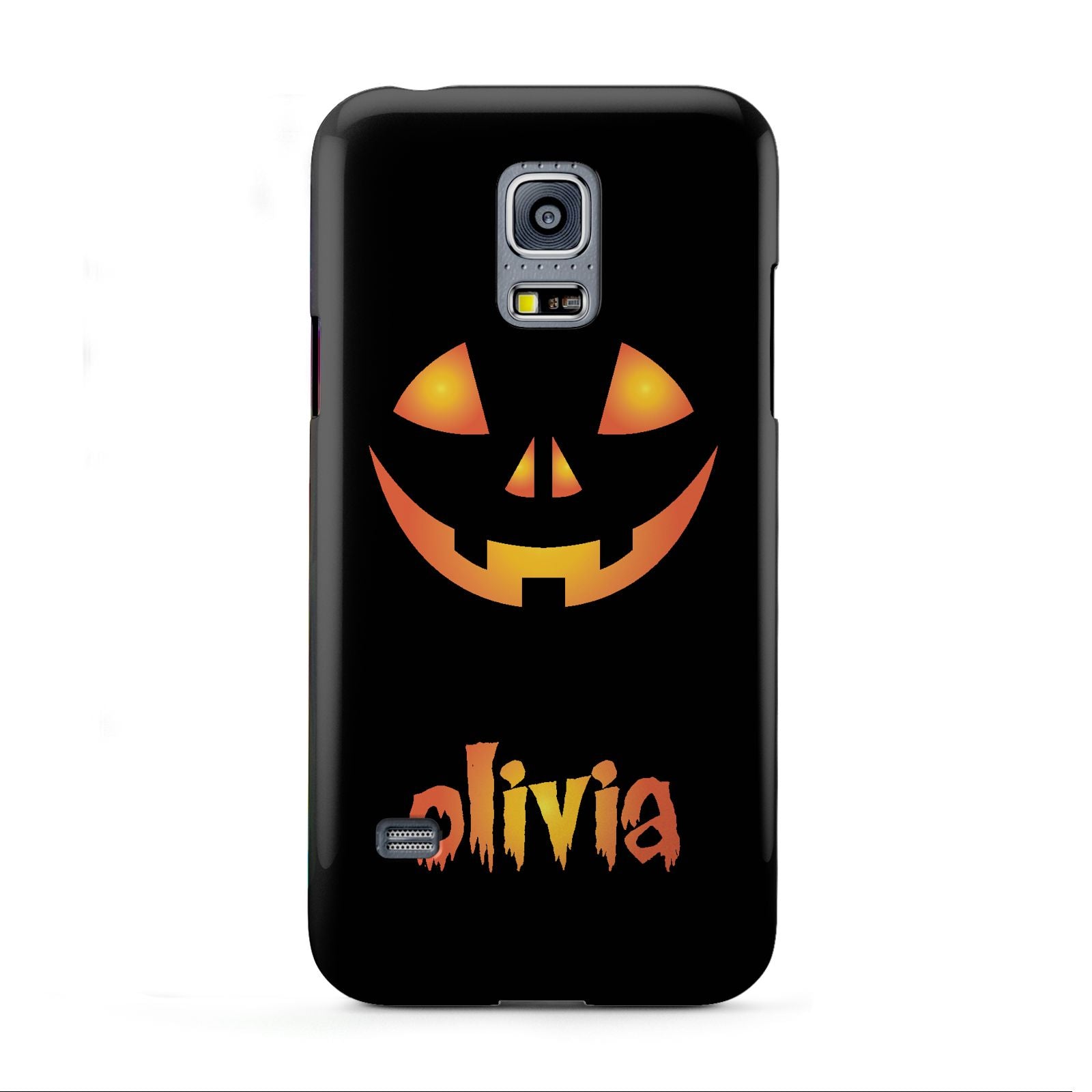 Personalised Pumpkin Face Halloween Samsung Galaxy S5 Mini Case
