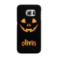 Personalised Pumpkin Face Halloween Samsung Galaxy S6 Edge Case