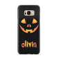 Personalised Pumpkin Face Halloween Samsung Galaxy S8 Plus Case