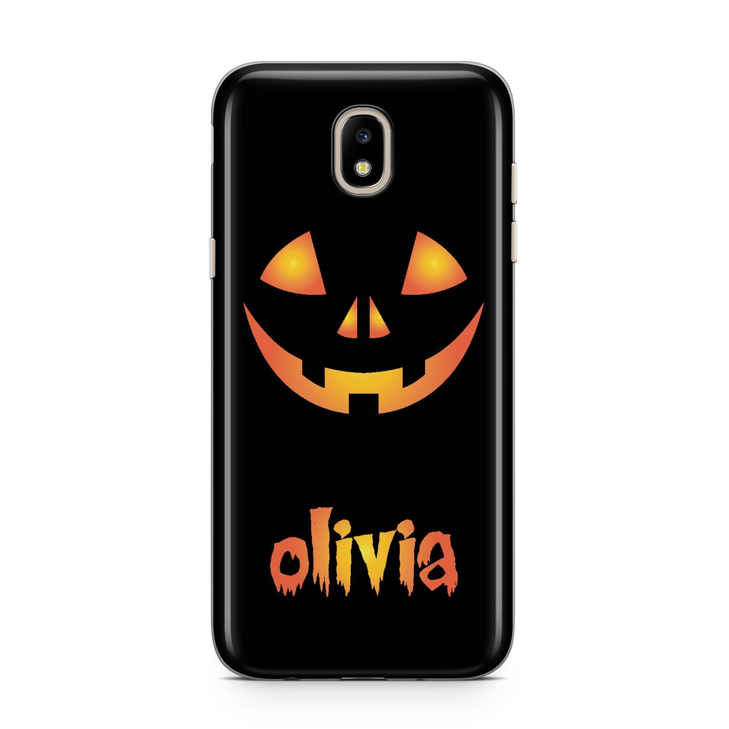 Personalised Pumpkin Face Halloween Samsung J5 2017 Case