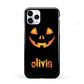 Personalised Pumpkin Face Halloween iPhone 11 Pro 3D Tough Case