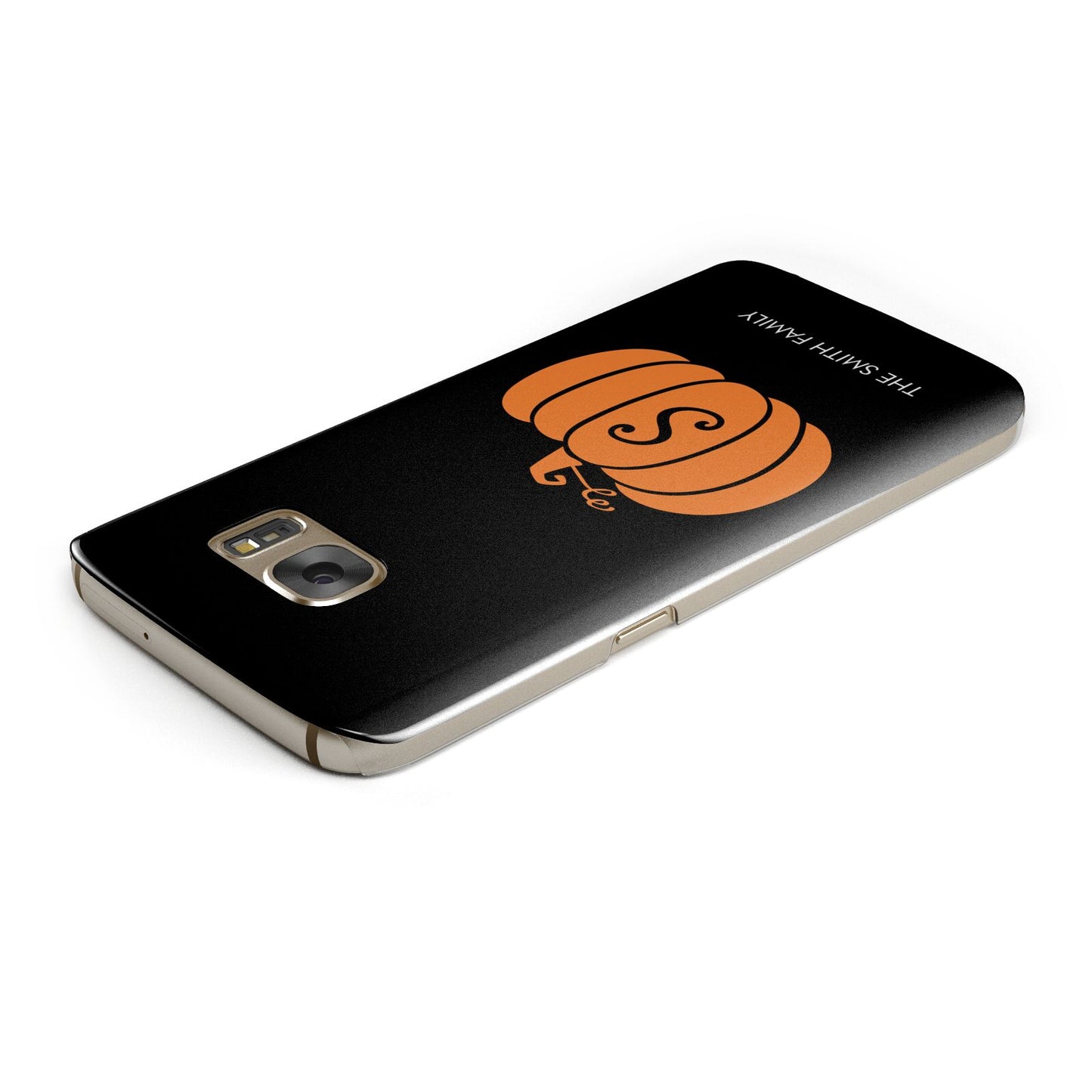 Personalised Pumpkin Samsung Galaxy Case Top Cutout