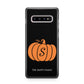Personalised Pumpkin Samsung Galaxy S10 Plus Case