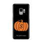 Personalised Pumpkin Samsung Galaxy S9 Case